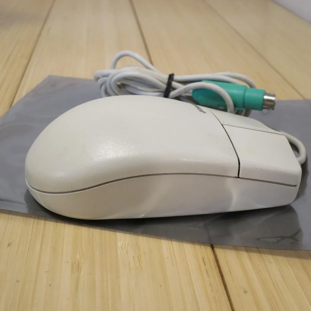 2 Button Microsoft Mouse Port Compatible PS2 Mouse 2.1A PN X03-68761 - Tested 13